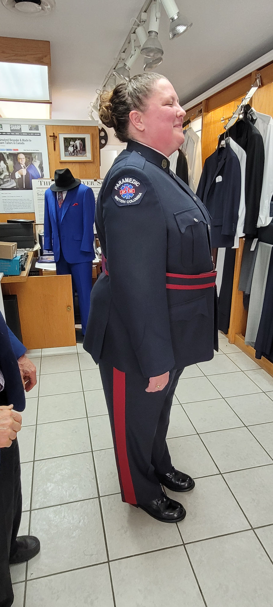 BC Paramedic Honor Guard uniform